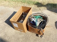 2 BOXES OF ASSORTED ELECTRICAL & WIRE