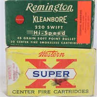40Rds Western Super X and Remington Kleanbore