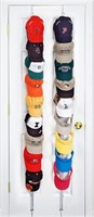 Perfect Curve CapRack18 Over-The-Door Hat Rack