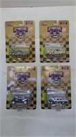 4 Nascar cars