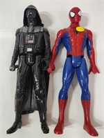 Spider-Man & Darth Vader Action Figures