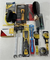 Assortment of New Tools Wrenches, Staples, & More