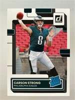 Carson Strong 2022 Donruss Rated Rookie #311  Shar