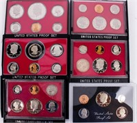Coin United States Proof Sets 1978 to 1983