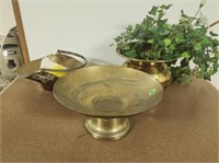 3 Brass Dishes
