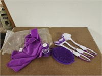 New Purple Cleaning Brushes