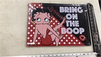 Betty Boop Tin Sign
