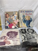 Young moderns paper dolls and Shirley Temple