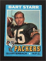 1971 Topps Bart Starr Card #200 Packers HOF