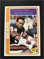 1978 Topps Walter Payton Card #200 Bears HOF 'er
