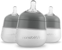 NANOBÉBÉ Sil 11 Flexy Silicone Breast Milk Bottle,