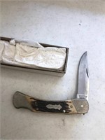 Vintage Uncle Henry Knife Schrade  LB8 USA & Box