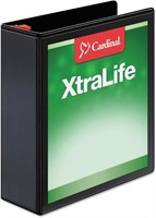Cardinal XtraLife 7.6cm Black Binder x6