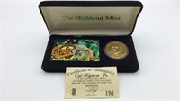 Cal Ripken Jr. 24kt Gold Plated Coin set