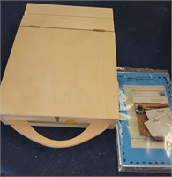 Unfinished Portable Secretary and Pattern