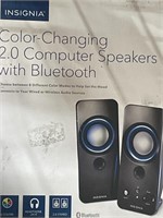 INSIGNIA COLOR CHANGING COMPUTER SPEAKERS