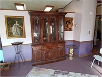 modern lighted china cabinet