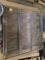 (5) smokehouse stainless steel racks 35"x35"