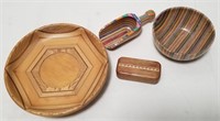 Misc Inlayed & Decorative Wood Pieces