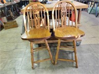 2) swivel bar stools