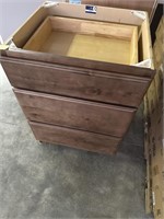 MOCHA DISTRESSED 24" VANITY DRAWER BASE