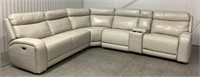 6 Pc Leather Power Reclining Sectional Sofa
