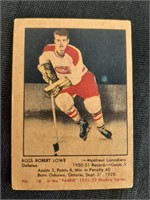 1951-52 Parkhurst NHL Ross Robert Lowe Card #18