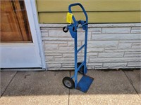 Blue 2 wheel cart