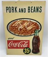 1950 Pork and Beans and Coco-Cola sign