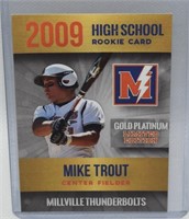 Mike Trout 2009 Rookie Phenoms Millville HS Card