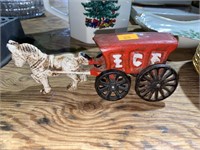 Antique Cast iron horse