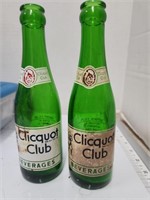 Clicquot Club Green Glass Bottles