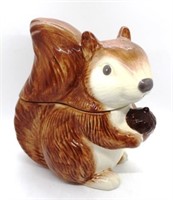 Squirrel Cookie Jar - 10" x 8"