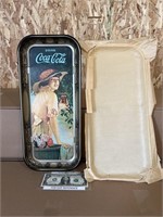 Vintage NOS Re Issue Coca Cola advertising tray