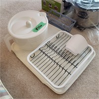 Dish drain tray and Salad spinner
