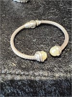 BRIGHTON ROPE W/PEARL BRACELET