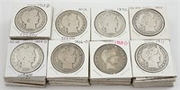 US coin lot (83) Barber half dollars