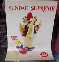 Vintage DQ poster