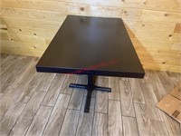 (2) 30 X 48 SOLID WOOD DINING TABLE W/ BASE