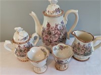 BUNNY TEA SET & EGG CUPS