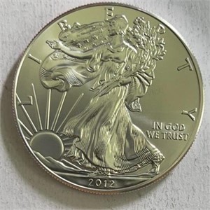 2012 Silver Eagle GEM BU