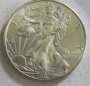 2011 Silver Eagle GEM BU
