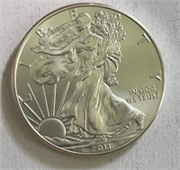 2011 Silver Eagle GEM BU