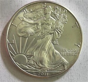 2011 Silver Eagle GEM BU