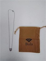 New Bala necklace with silver "U" pendant