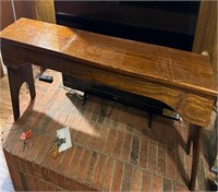 Wooden bench- 5'Lx18"Tx11"W