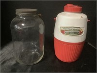 Vintage Insulated Thermos Hot N Cooler & Gallon