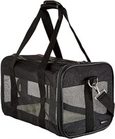Black Mesh Pet Carrier Bag - 20x10x11 "