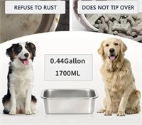 Large Capacity Stainless Steel Pet Bowl