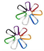 (New)Snowmanna-1Pack Flat D Shape Spring-Loaded